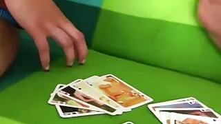 Dark Haired German Babe Getting Satisfied by a Loaded Dick