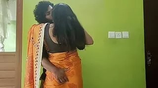Vaishnavy and Sharun Raj long lip lock part 3, Mallu couple hot lip lock, Saree girl lip lock, Hot lip lock romance, Lip kiss