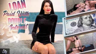 Loan Paid With Double Interest - MFM Threesome with Brunette Amateur