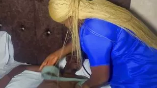 Big Stepmama Nurse Was so Surprise When She Saw My Big Cock