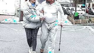 happy day for old mans fat cock