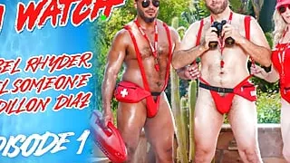 Big Cocked Life Guards Fill Curvy Sluts Rebel Rhyder Wet Pussy - Dillon Diaz, Joel Someone - Biphoria