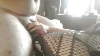 Riding her strapon again until cumshot, please comment!