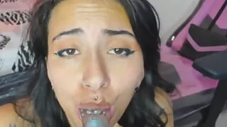 im masturbating while a guy is controling my toy