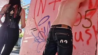 BDSM Punishment of a Disobedient Slave. Scream, but No One Will Hear You Here