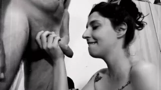 On His Knees Amazing! Best Blowjob Ever Seen, Dirty Sloppy