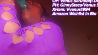 Ebony BBW Sucking Big Dick Wet and Sloppy Big Titty Fuck