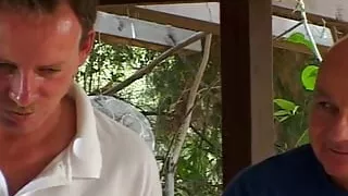 Blonde wife IR double penetrated while her hubby watch