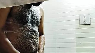 Desi Hot Boy Night Bathroom Used