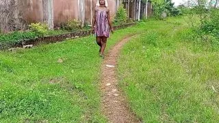 I took this sexy tall and curvy water hawker to an uncompleted building for a quickie