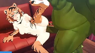 EP12: Nice Creampie Inside Valerie's Pussy (Sex Pose 3) - Orc Massage