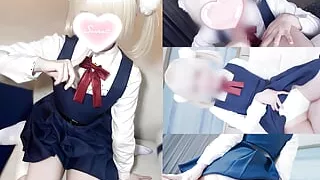 Streamer Vtuber schoolgirl Cosplay hentai sex video.