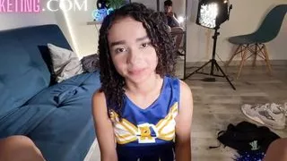 18yo curly angel comes to fuck the casting I thought it was just blowjob