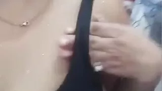 Super Hot Indian Huge Big Milky Boobs Pressing And Masturbating In Bathroom