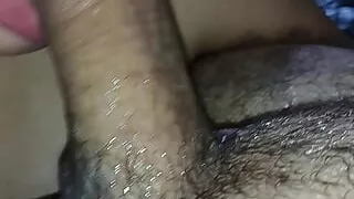 Extreme blowjob, slut drooling all her spit on cock, swallowing and eating creampie