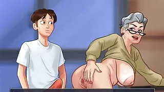 Summertime Saga - Cookie Jar - All Sex Scenes Only - Roz #1 Part 4