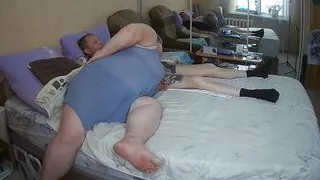 I finished in my neighbor's mouth after jerking off a dick and blowjob