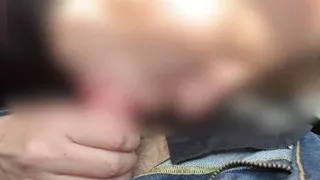 Teen sucks by the side of the road