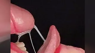 She sucks and licks my cock and I cum inside her deep throat Asmr