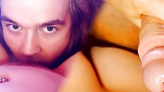 Female POV - real homemade gonzo female gaze ????bj, cuni, missionary sex