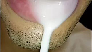 Deepthroat latino sloppied saliva ahegao, spitting, kissing, submissive, oral fucking