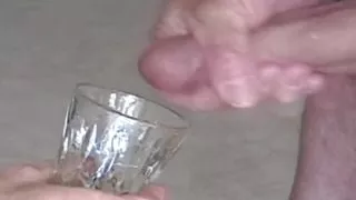 Drinking His Cum From a Glass Tonight