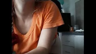 Argentinian Blonde Drinks Mate While Boyfriend Fuck Her