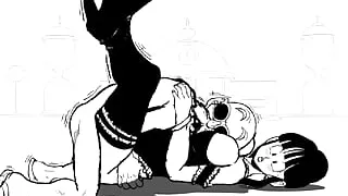 Kamesutra Dbz Erogame 46 Rubbing with His Student's Pussy