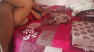 Desi hot housewife in nighty rough pussy creampie sex