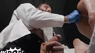 TWINKPOP - Dane Jaxson Moans As The Sexy Doctor Tony D'Angelo Fingers His Hole, Telling Him To Go Deeper