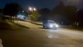 Sissy strips and cums in public