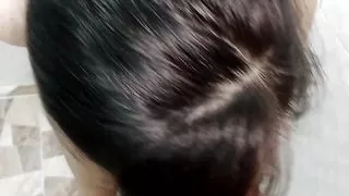 My stepsister won't let me rest and wants to play with my cock all the time! - Porn in Spanish