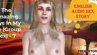 The Amazing Days in My Life group Sex - 7 - English Audio Sex Story with Subtitle
