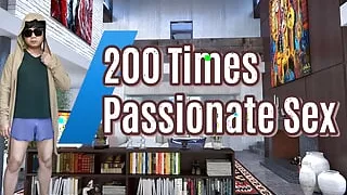 Seducing a straight muscular guy from university gave him around 200 times passionate sex