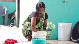 grabbed my aunty in the kitchen room and started fucking her