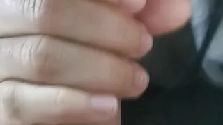 An old man I met at the supermarket empties his balls in my mouth