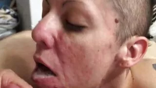 Grunge GF Garage POV Blowjob Facial ABRIDGED