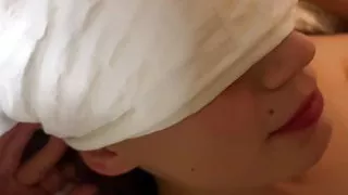 Hairy pussy gets licked and fingered until she cums. I cum in the mouth of my spermhorny girlfriend