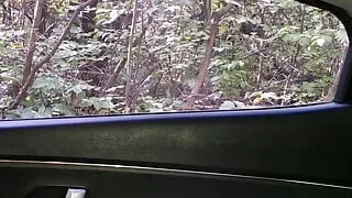 Cruise a random passerby gave himself a fuck in the ass right in the car on the highway to a fucking daddy!