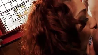 Exotic European Redhead Passionate Love Making