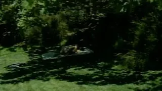 Sexy blonde slut facialized after hot outdoor fuck