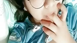 Horny Asian Beautiful Girl Masturbating