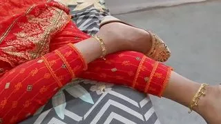 Beautiful Punjabi wife gets angry with her husband