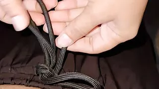 Teen Stepsister Horny Handjob Before Fucking