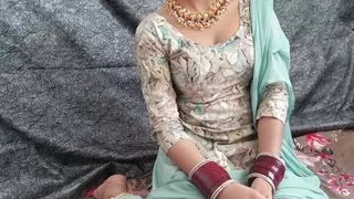 Father-in-law fuck Newly married Bahu when her husband going to job