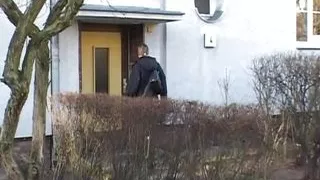 An amateur German doll eats cum after a hard fuck