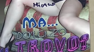 Anal orgy with two wives fucked in the garage by a group of men