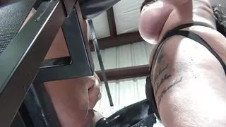 Strap on Stories- 455 a Hard Pegging with My Big Vibrating Dildo Makes Him Give Me All His Cum Quick