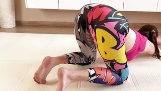 TABOO Fucked Stepsister During Yoga Class - Cum in Panties - Russian with Talk