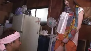 Japanese Housewife Seduce to First Anal and DP MMF Threesome at Uncensored JAV Porn